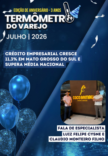 CAPA TERMÔMETRO DO VAREJO JULHO 2026 FCDL MS